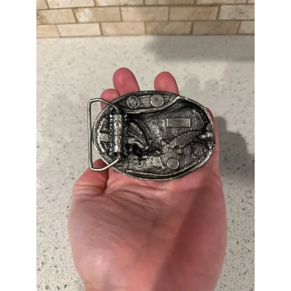 Attacking Eagle‎ Colored Novelty Belt Buckle